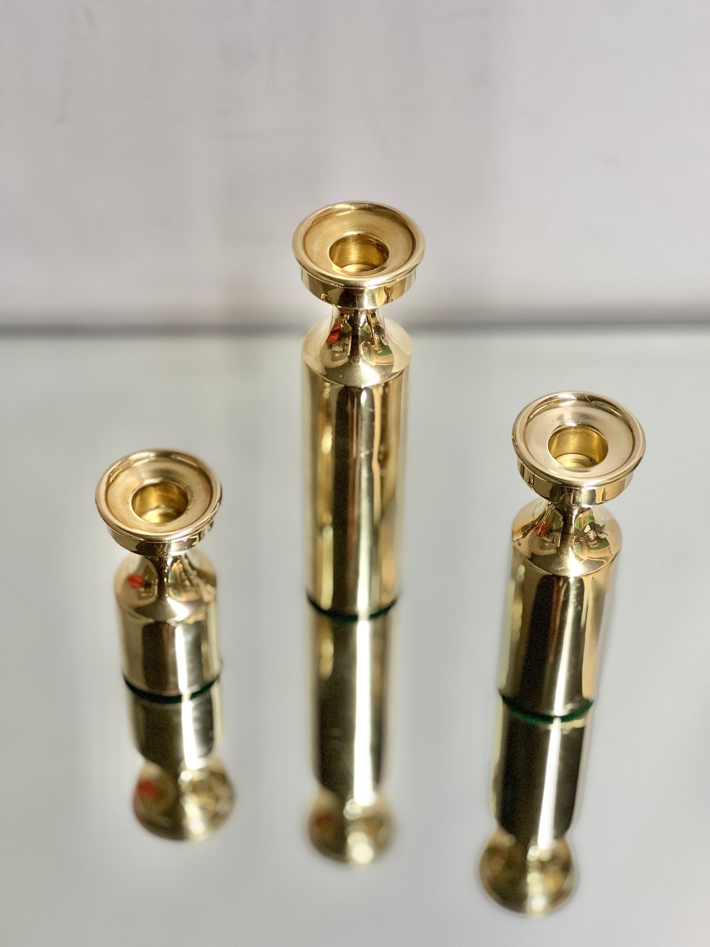 LJUSSTAKAR i mässing, Boyes Metalkunst Danmark