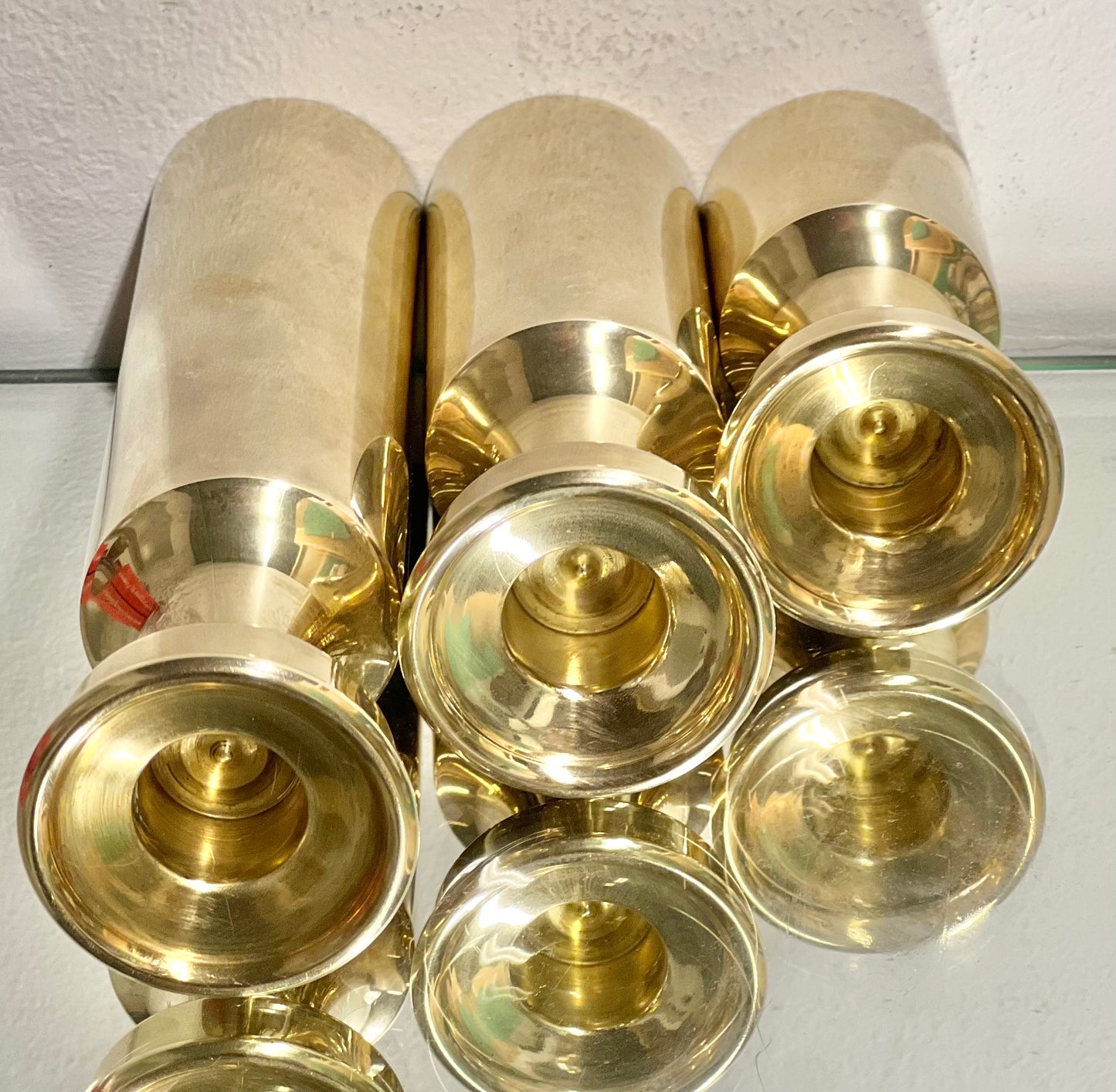 LJUSSTAKAR i mässing, Boyes Metalkunst Danmark