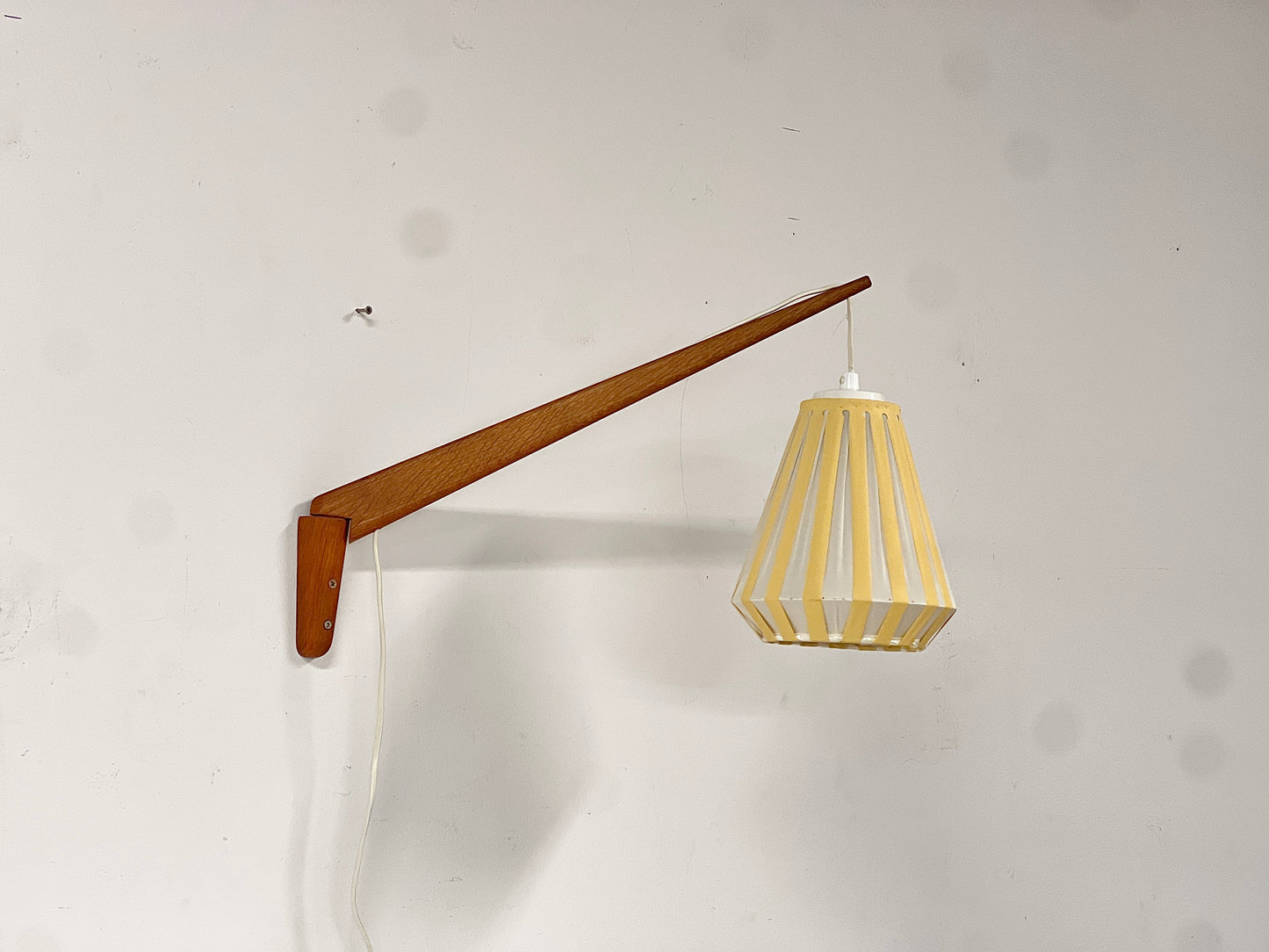 Vägglampa Vintage Retro Midcentury Svängbar Arm Fri Frakt