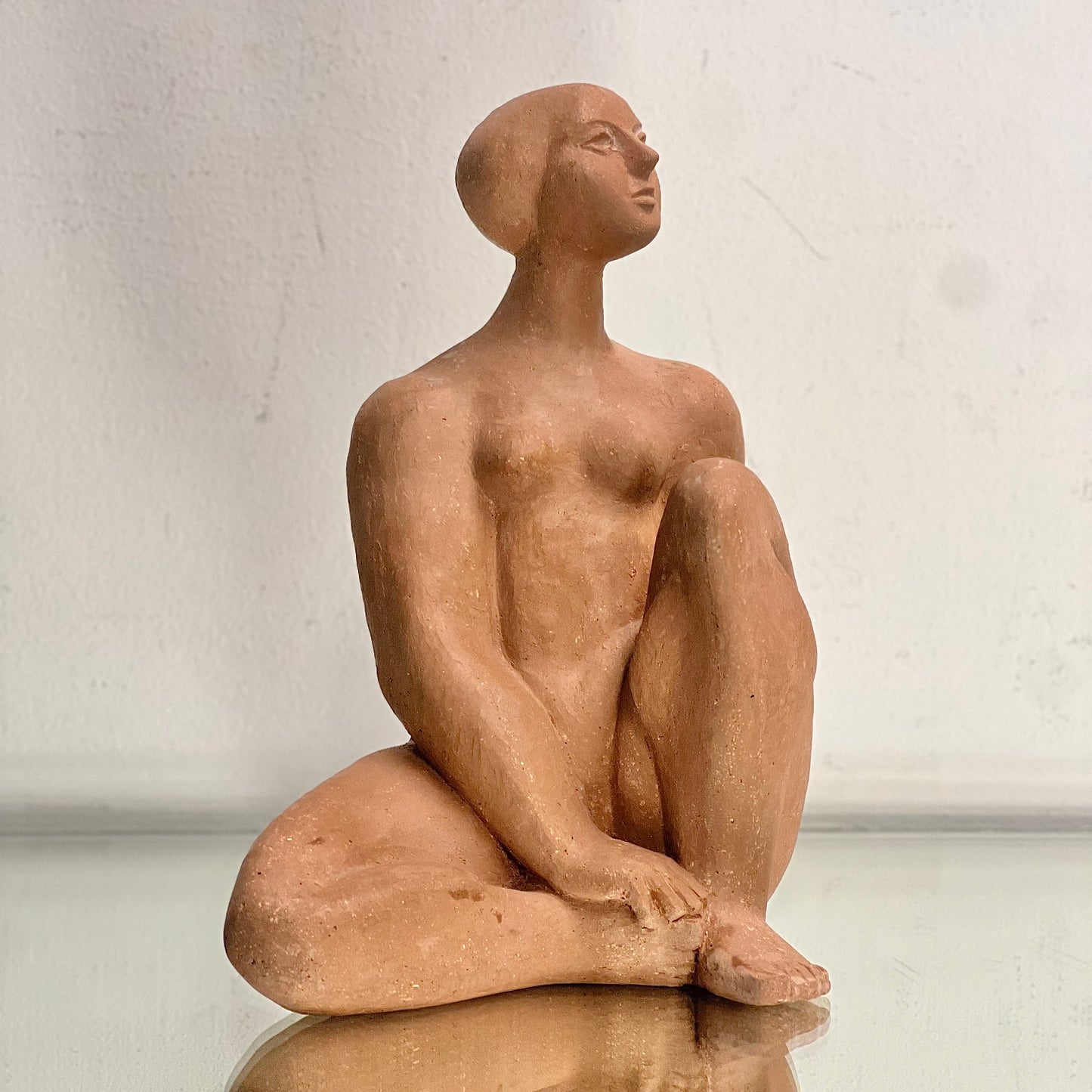 FIGURIN Naken kvinna, Stengods, Roland Alf 1965