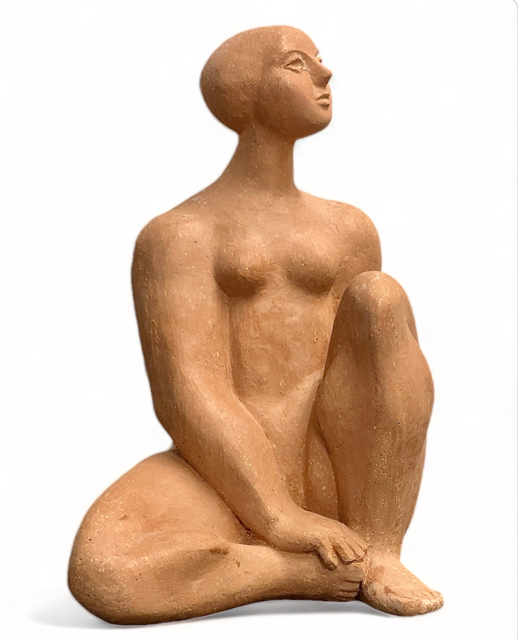 FIGURIN Naken kvinna, Stengods, Roland Alf 1965