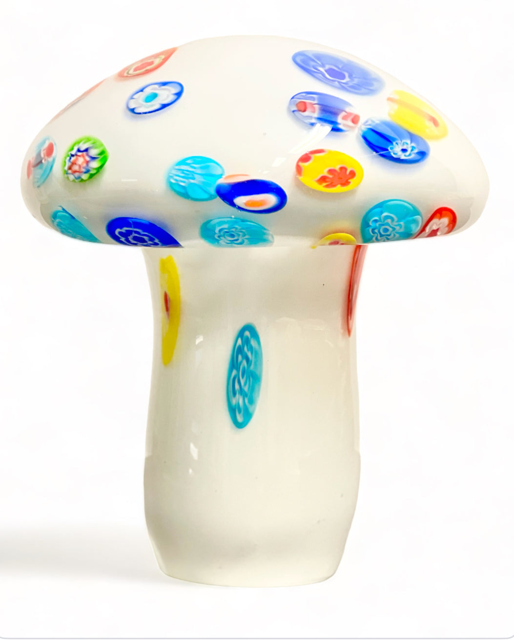 GLASSVAMP Vintage Skulptur Svamp Glas