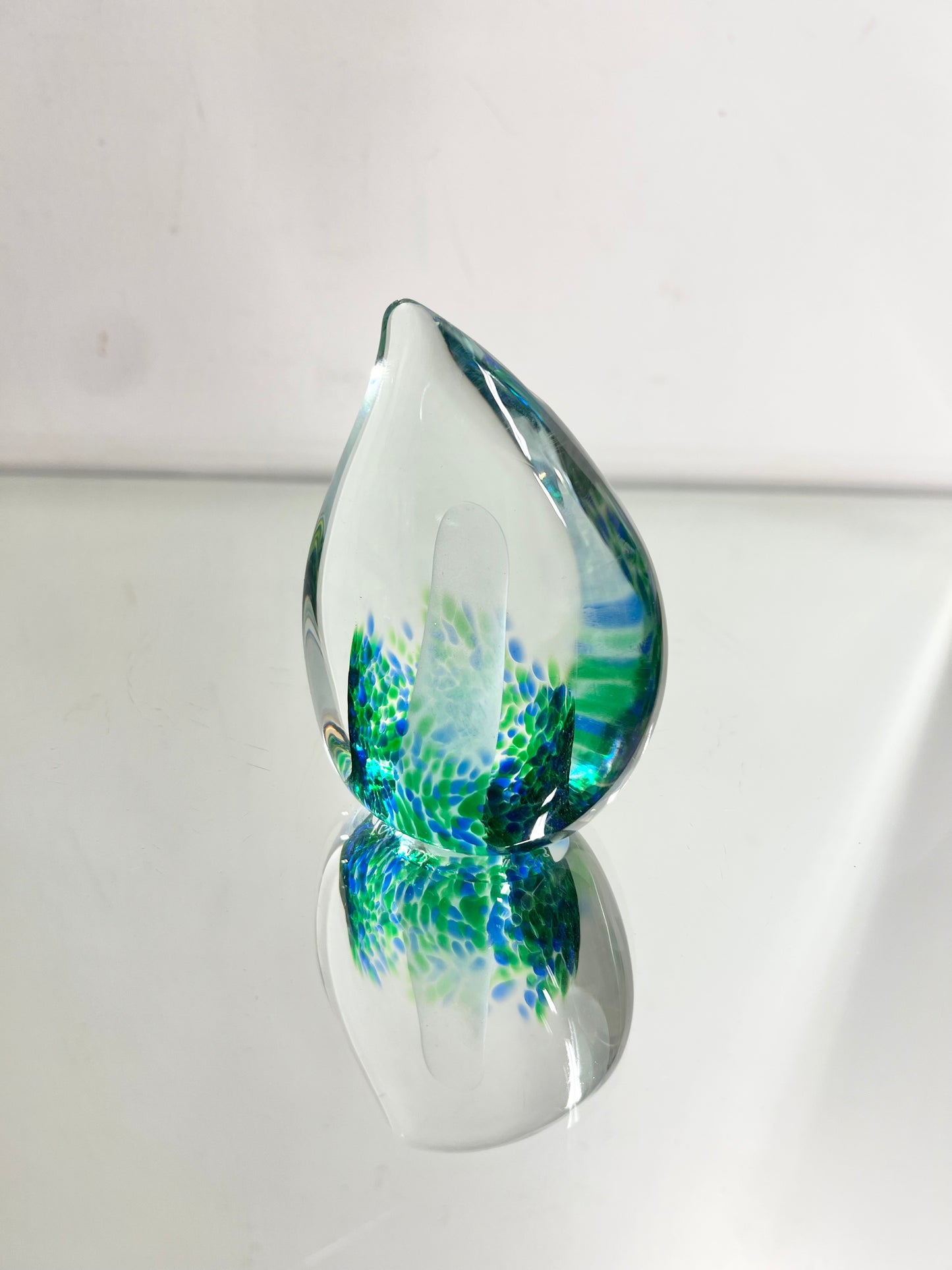 BREVPRESS Glas Micael Segerberg Swedish Glass Signerad