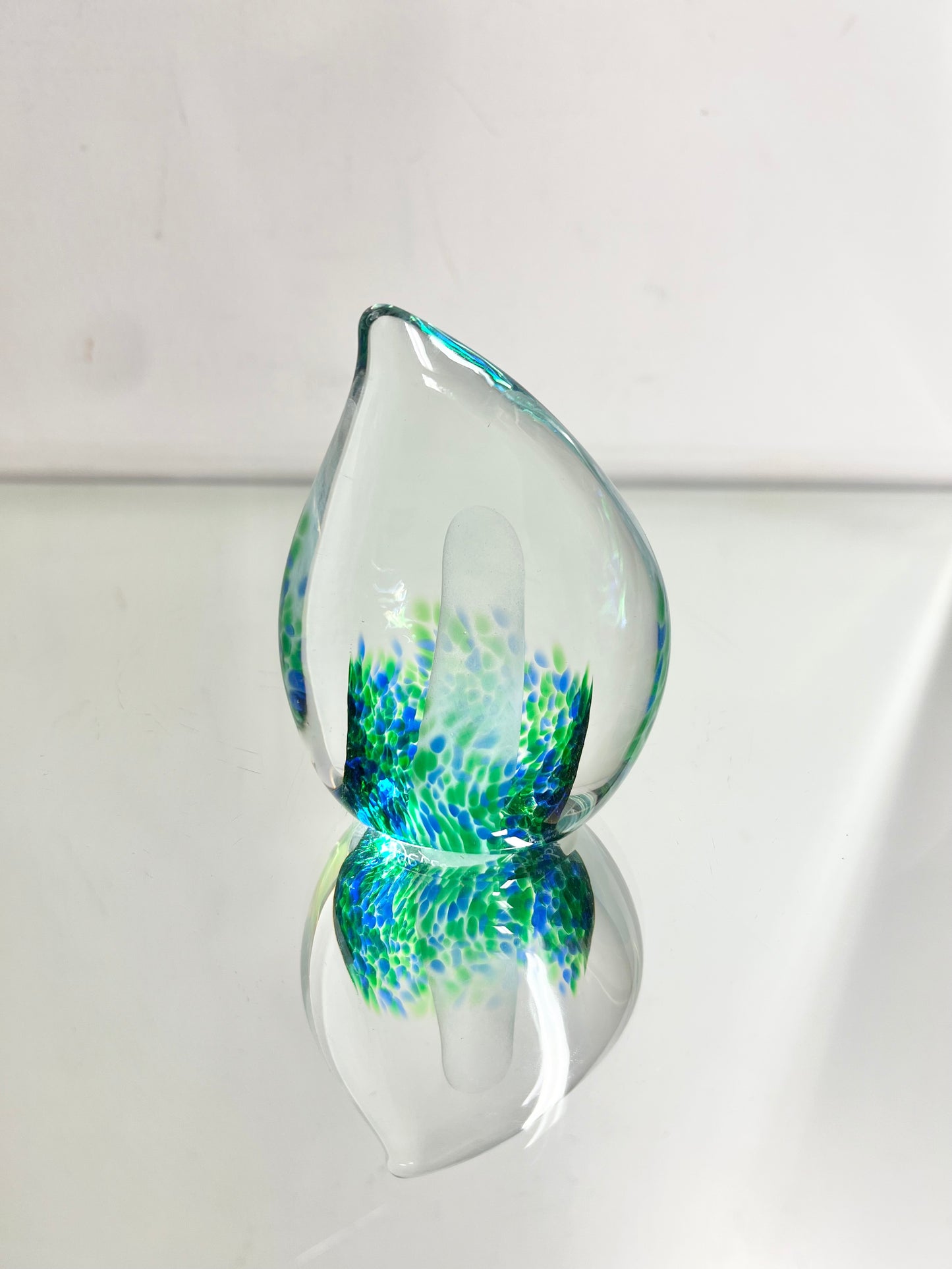 BREVPRESS Glas Micael Segerberg Swedish Glass Signerad