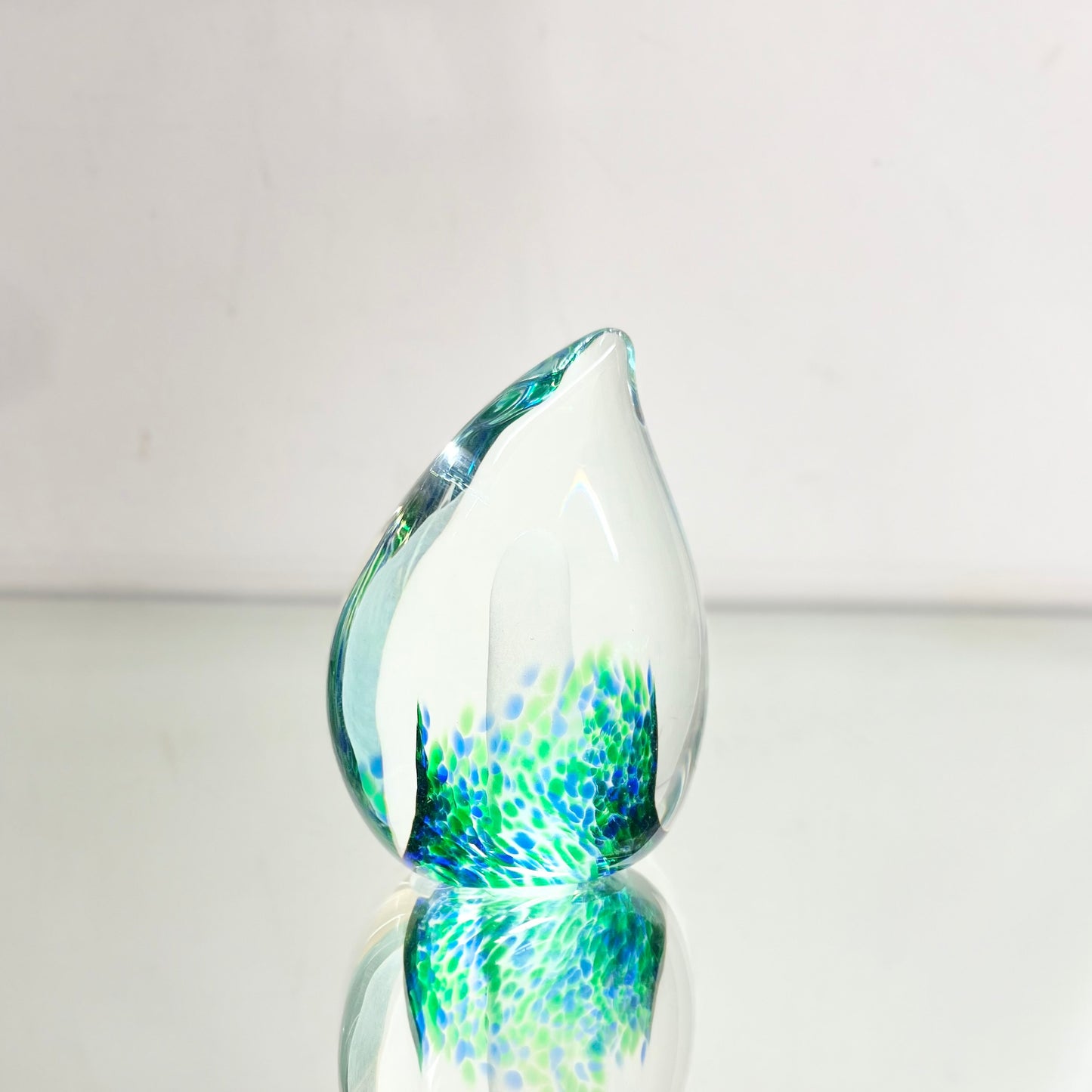 BREVPRESS Glas Micael Segerberg Swedish Glass Signerad