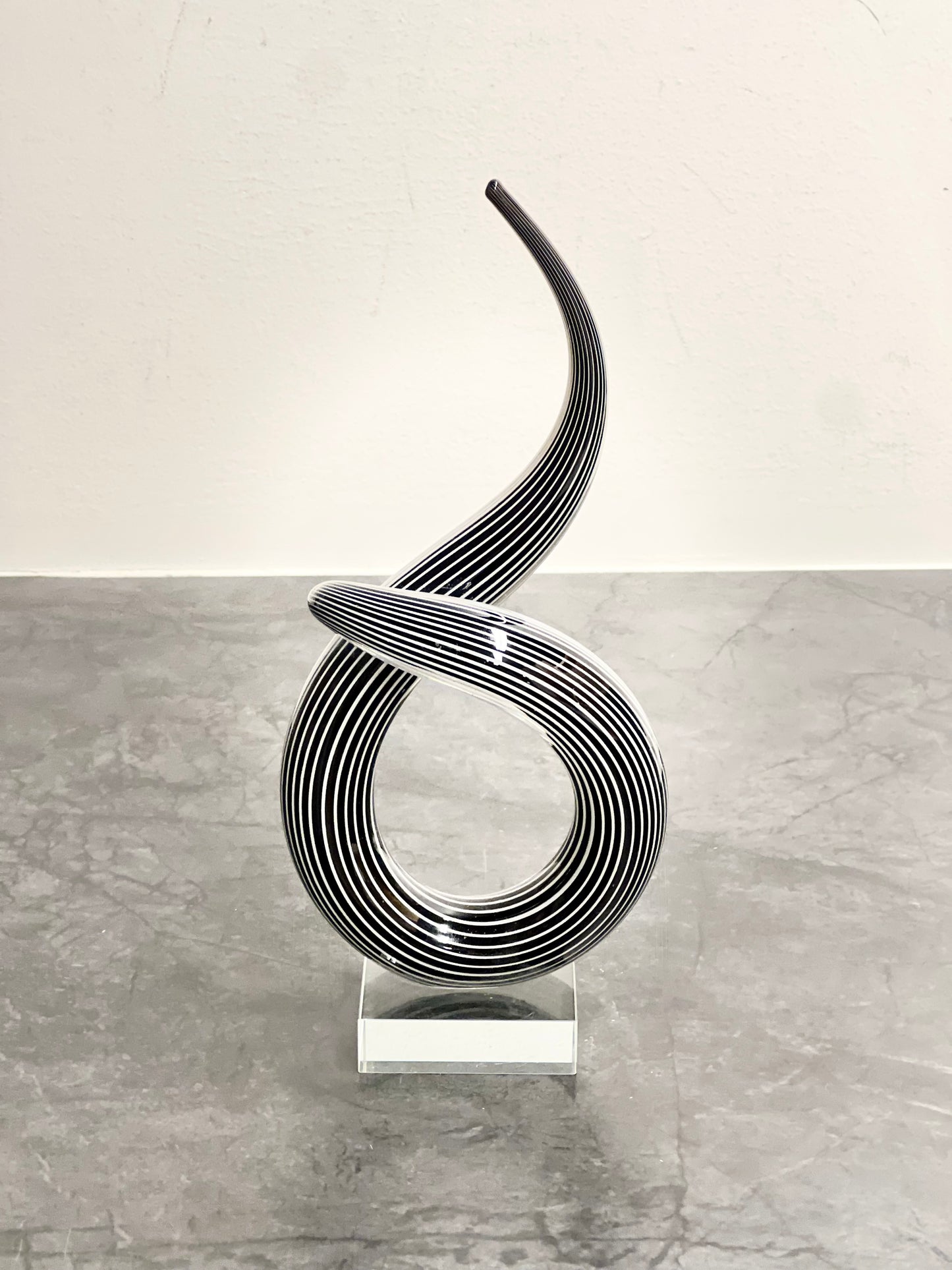 Vintage Skulptur Glaskonst Retro