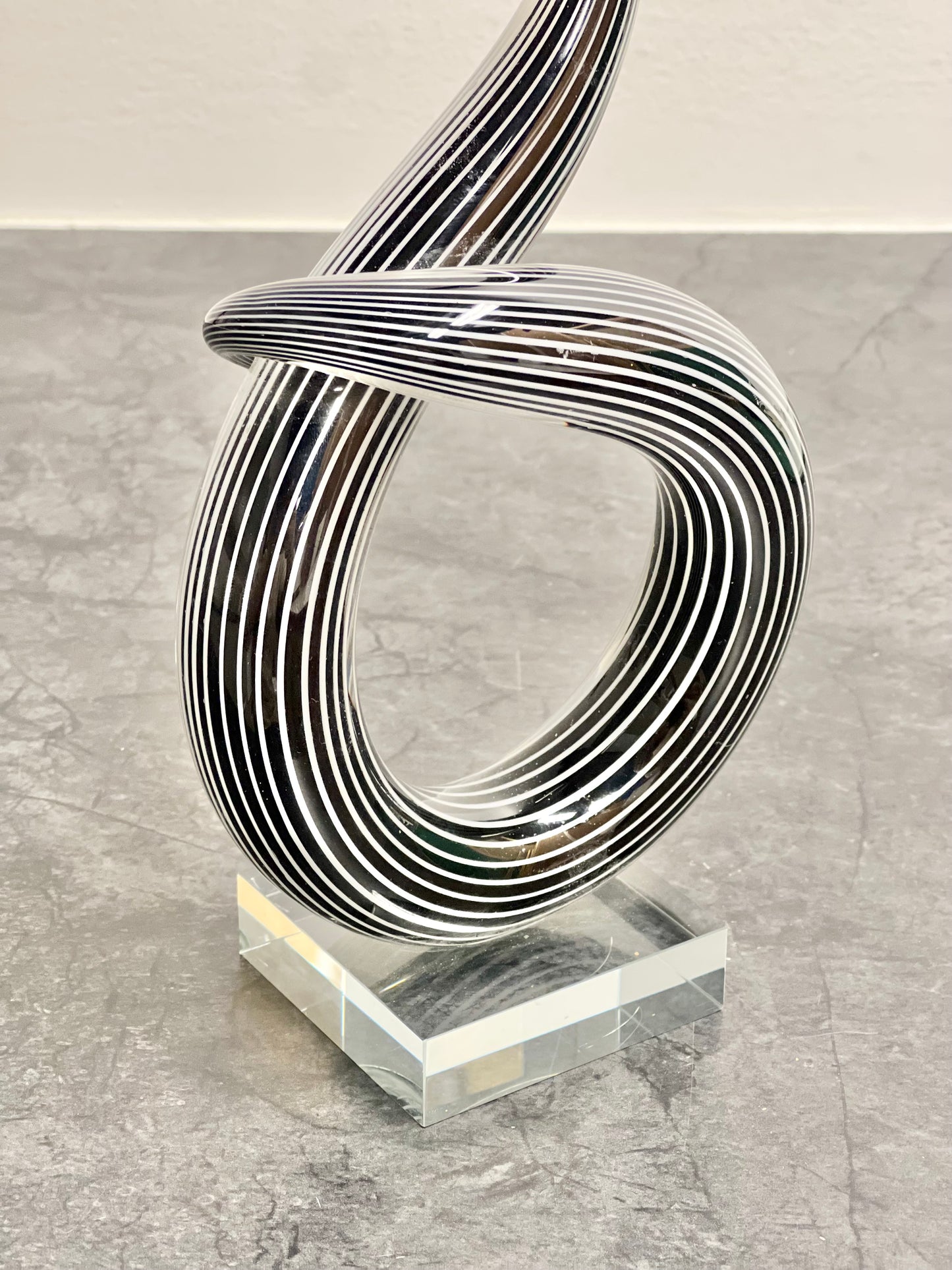 Vintage Skulptur Glaskonst Retro