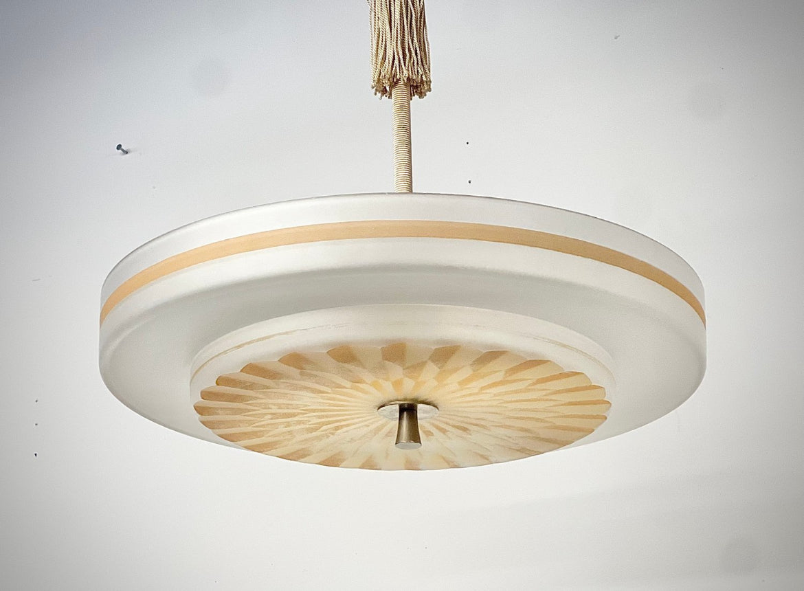 Taklampa 1930/40-tal Art Deco Swedish Grace