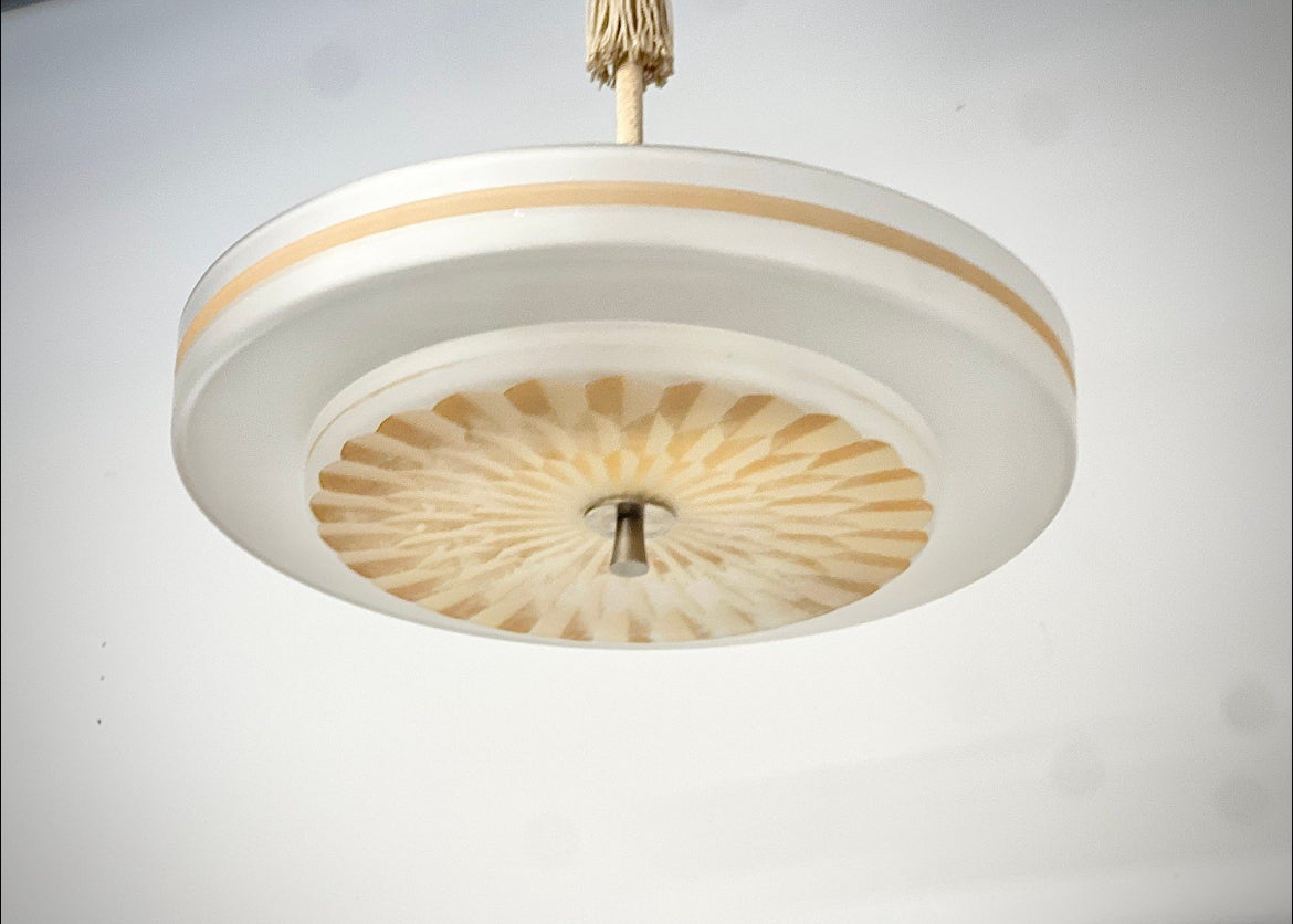 Taklampa 1930/40-tal Art Deco Swedish Grace