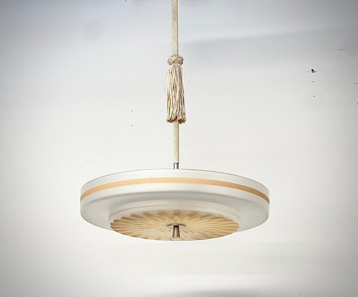 Taklampa 1930/40-tal Art Deco Swedish Grace