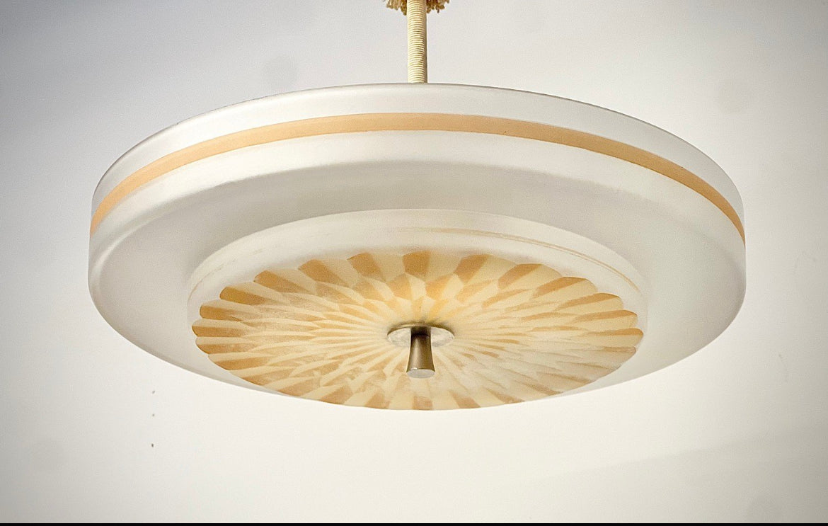 Taklampa 1930/40-tal Art Deco Swedish Grace