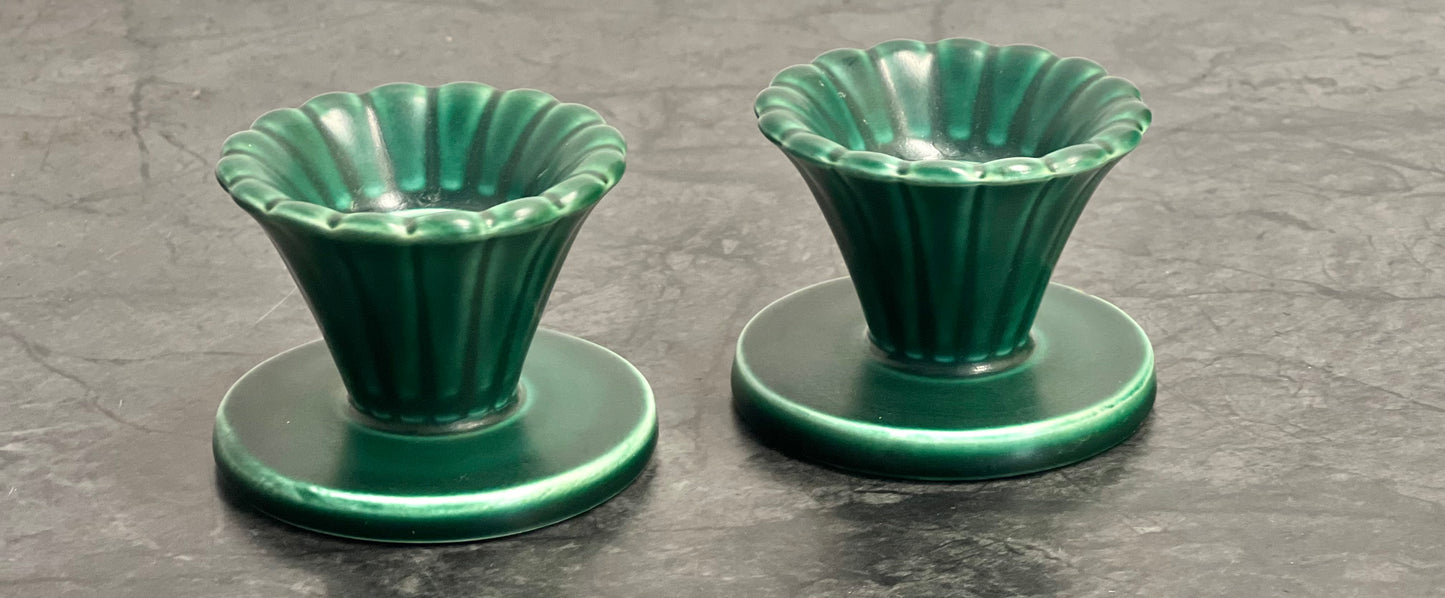 Royal Copenhagen Ljusstakar Paret Fajance Bremerholm Denmark Aluminia