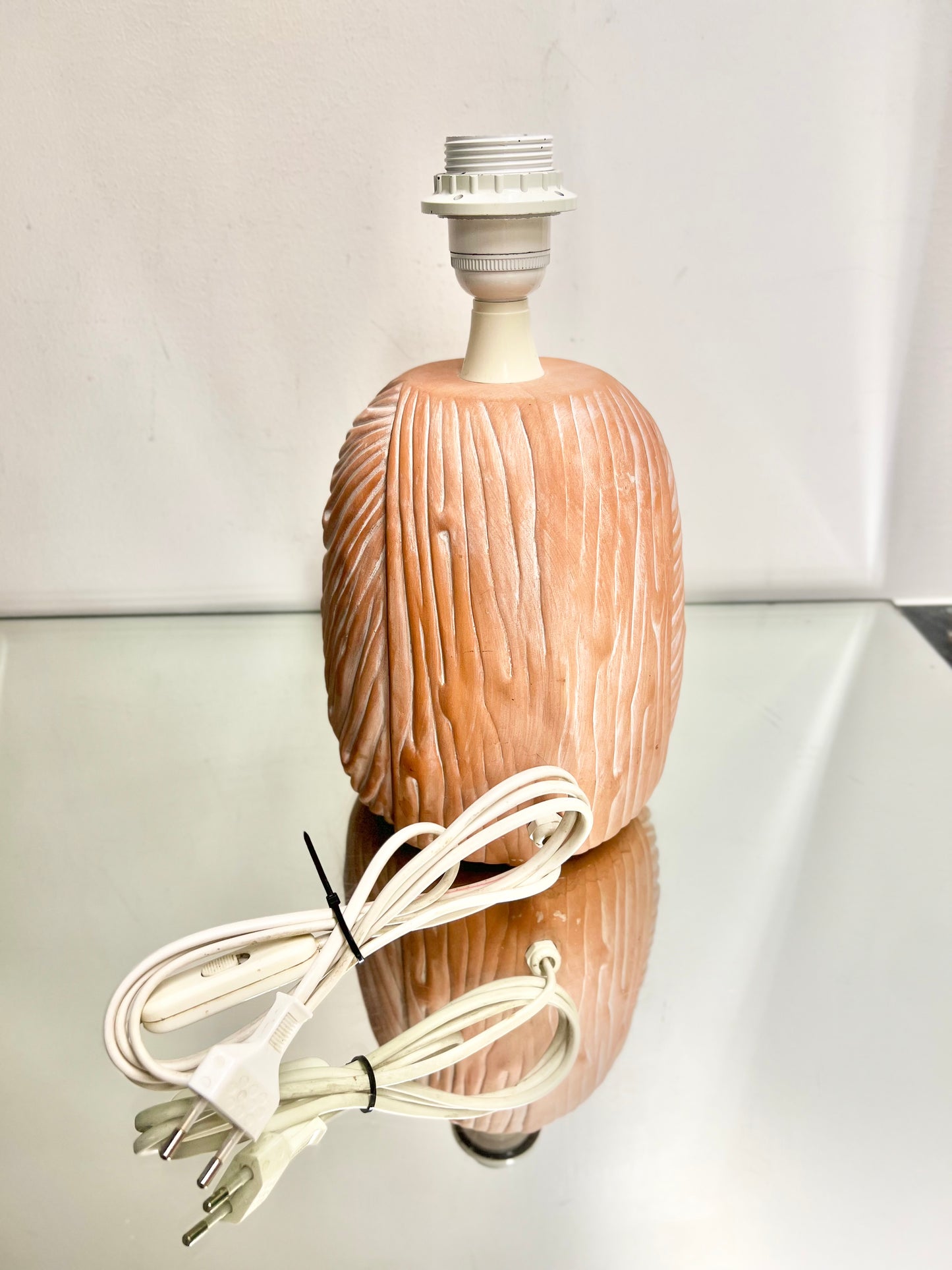 BORDSLAMPA Ikea 1980-tal Terrakotta Vintage