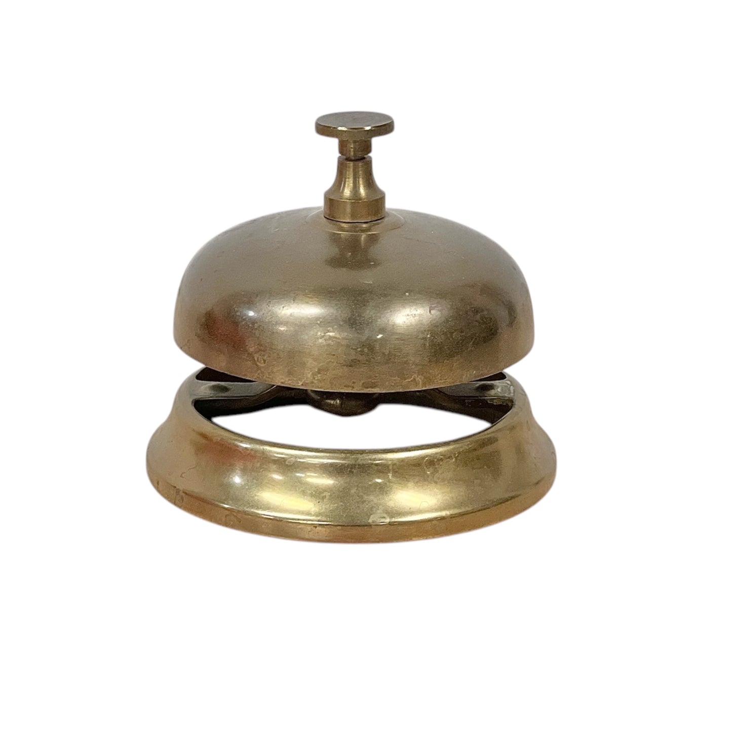 Receptionsklocka Mässing Midcentury Ringklocka