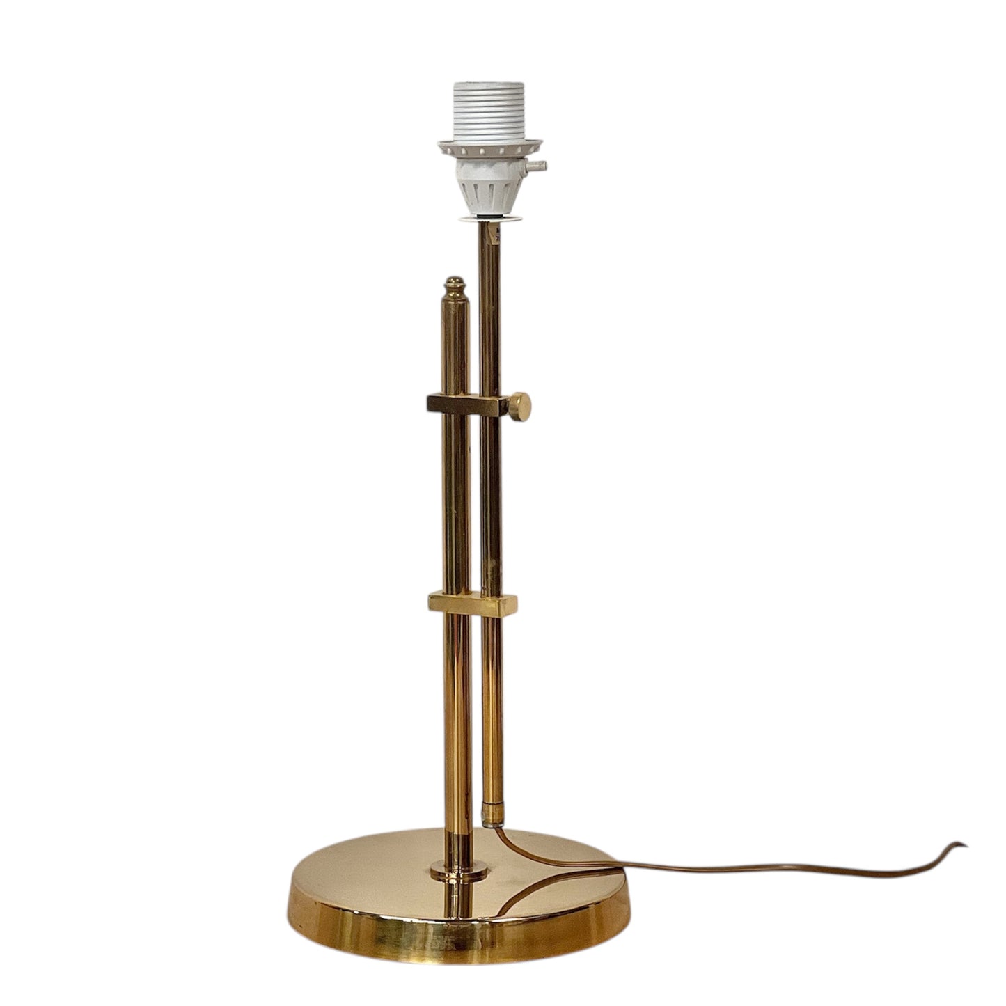 Vintage Bergboms B-090 Stor Bordslampa Mässing Retro Höj & Sänkbar