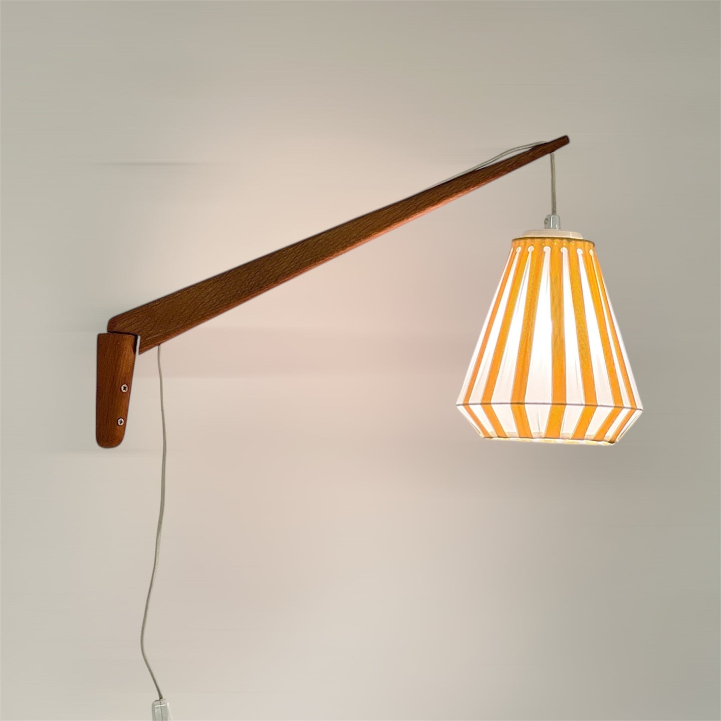 Vägglampa Vintage Retro Midcentury Svängbar Arm Fri Frakt
