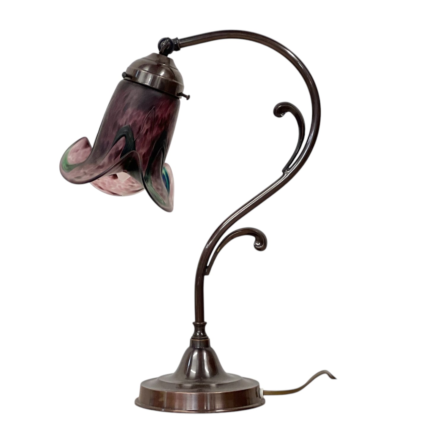 Gamla stans lampverkstad Bordslampa Lilja Lila Blomma