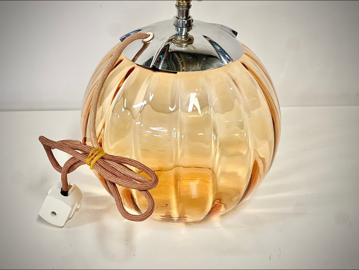 Bordslampa Art Deco Klyftformad 30/40-tal Vintage