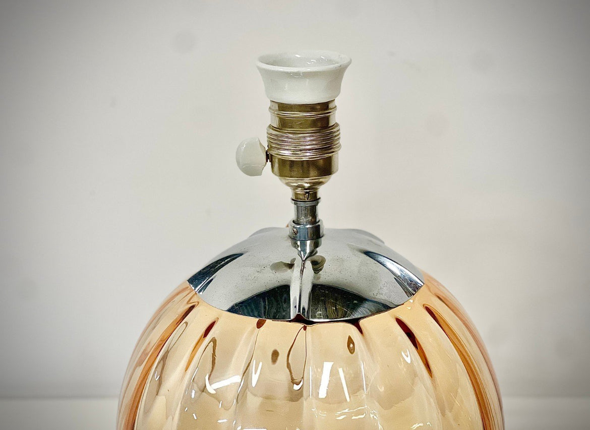 Bordslampa Art Deco Klyftformad 30/40-tal Vintage