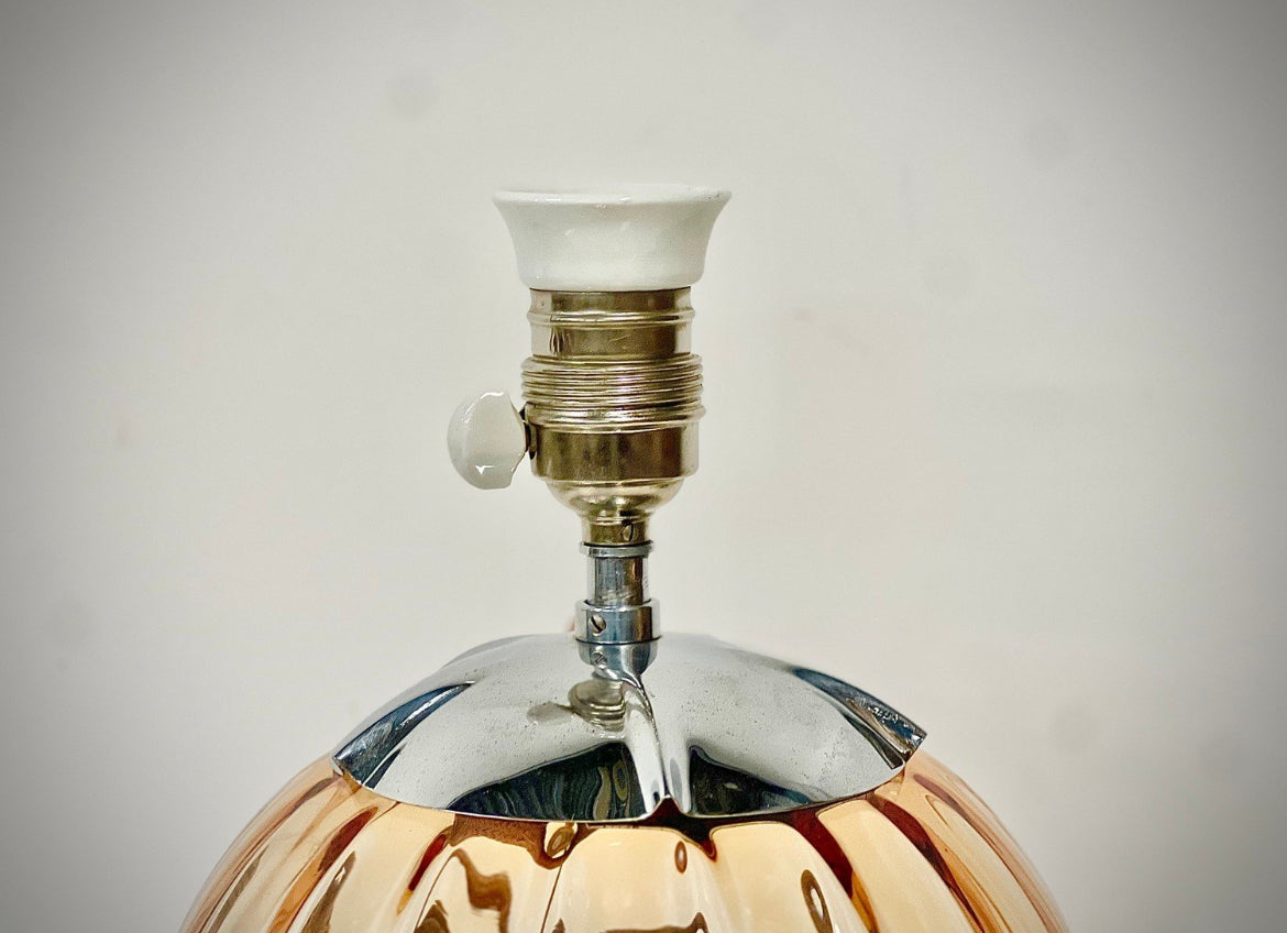 Bordslampa Art Deco Klyftformad 30/40-tal Vintage