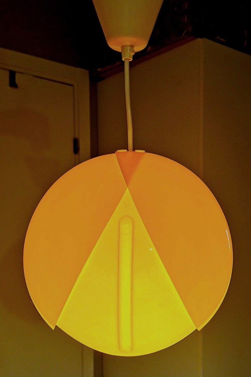 Sculptural Space Age Pedant Lamp Pop Art Pendel
