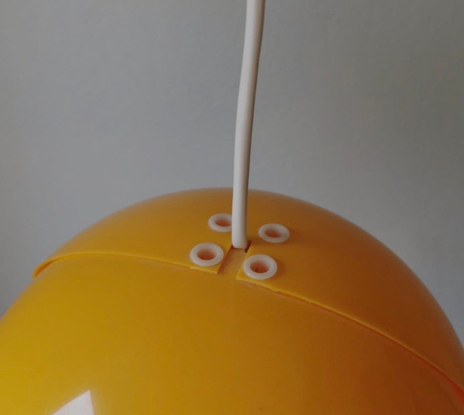 Sculptural Space Age Pedant Lamp Pop Art Pendel