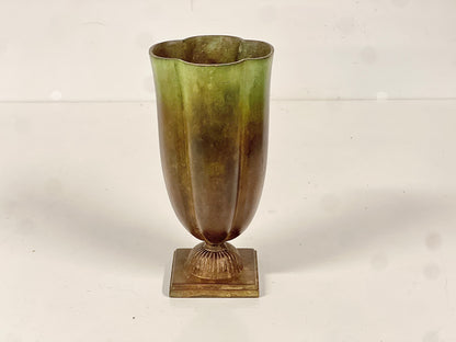 Vas Art Deco Just Andersen GAB Brons Skulptur Fri Frakt