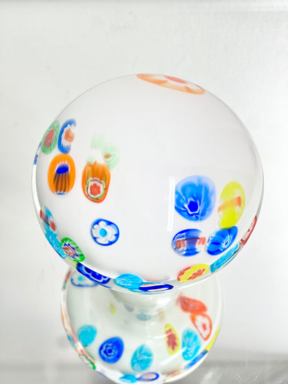GLASSVAMP Vintage Skulptur Svamp Glas