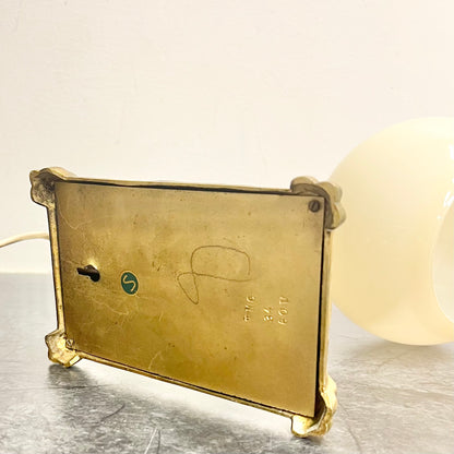 ART DECO Bordslampa/Vägglampa Mässing