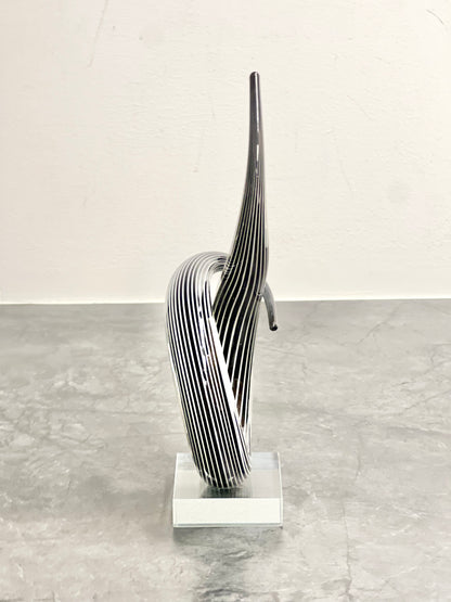 Vintage Skulptur Glaskonst Retro