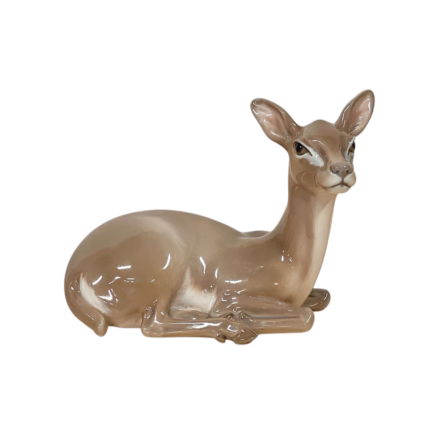 Dahl-Jensen Figurin Danmark Vintage Porslin Rådjur