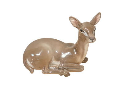 Dahl-Jensen Figurin Danmark Vintage Porslin Rådjur